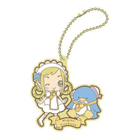 Ojamajo Doremi Hapidanbui Special collaboration rubber mascot [5.Momoko x Tuxedo Sam]