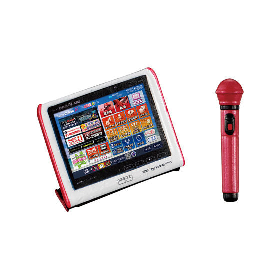 DAM Denmoku Miniature Collection Showa, Heisei, Reiwa [1.SmartDAM Ai  (TM30)-2019 + Microphone (Harmony Pink)]