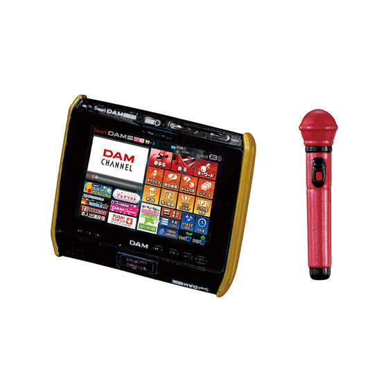DAM Denmoku Miniature Collection Showa, Heisei, Reiwa [2.SmartDAM(TM10)-2012+ Microphone (Harmony Pink)]