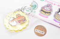 Nagano x Sanrio Characters Mogumogu Acrylic Keychain [2.Corocorokuririn]