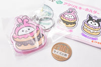 Nagano x Sanrio Characters Mogumogu Acrylic Keychain [4.My melody]