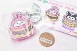 Nagano x Sanrio Characters Mogumogu Acrylic Keychain [4.My melody]