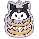 Nagano x Sanrio Characters Mogumogu Acrylic Keychain [5.Kuromi]