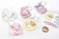 Nagano x Sanrio Characters Mogumogu Acrylic Keychain [All 5 type set(Full Complete)]