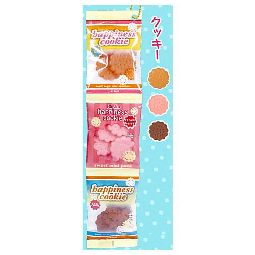 Triple sweets mascot Ball chain Part.3 [1.Cookie]