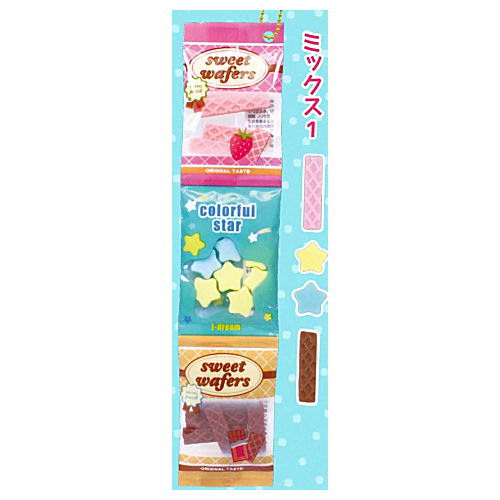Triple sweets mascot Ball chain Part.3 [4.Mix 1]