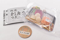 Tokusen Sashimi mori mascot Ball chain [1.Sashimi mori A (tuna, sea bream, salmon, scallops)]