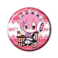 Gashapon kuji Re: Life in a different world from Zero Rem&Ram Assort Part.6 [10.C award: Can Badge Ram B]