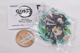 Pita! Deforme Kimetsu no Yaiba Ninmushuppatsu Acrylic key chain [1.Tanjirou & Nezuko]