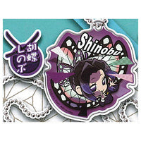 Pita! Deforme Kimetsu no Yaiba Ninmushuppatsu Acrylic key chain [5.Shinobu Kocho]