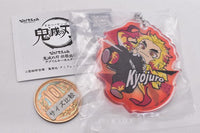 Pita! Deforme Kimetsu no Yaiba Ninmushuppatsu Acrylic key chain [6.Kyojuro Rengoku]