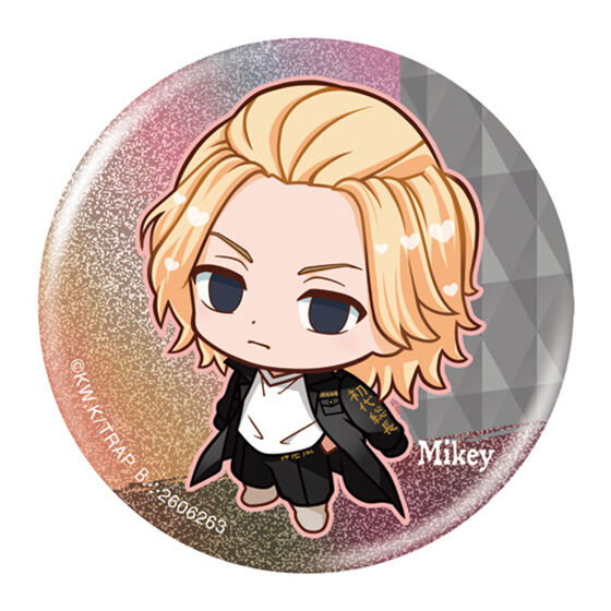 Tokyo Revengers Punitop Capsule Can Badge Collection [2.Manjiro Sano]