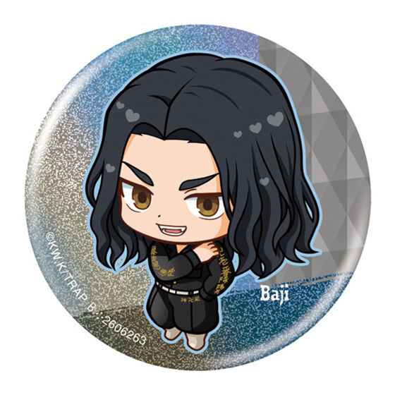 Tokyo Revengers Punitop Capsule Can Badge Collection [4.Keisuke Baji]