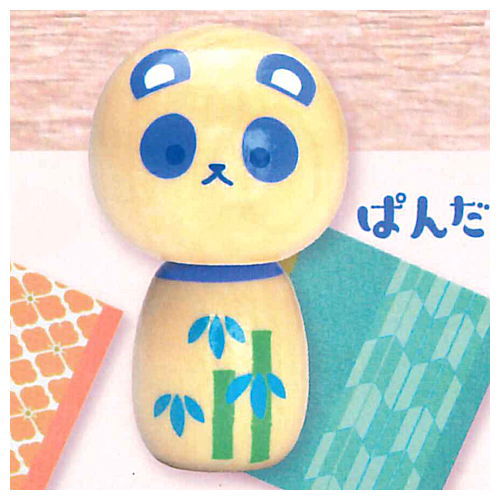 Modern Kokeshi Wa no nukumori [6.Panda]