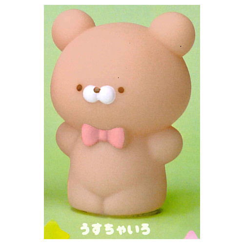 Otoboke kumasan Sofubi Mascot Pon! [4.Light brown]