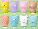 Otoboke kumasan Sofubi Mascot Pon! [All 8 type set (Full Complete)]