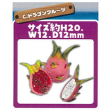 Miniature tropical fruit [3.dragon fruit]