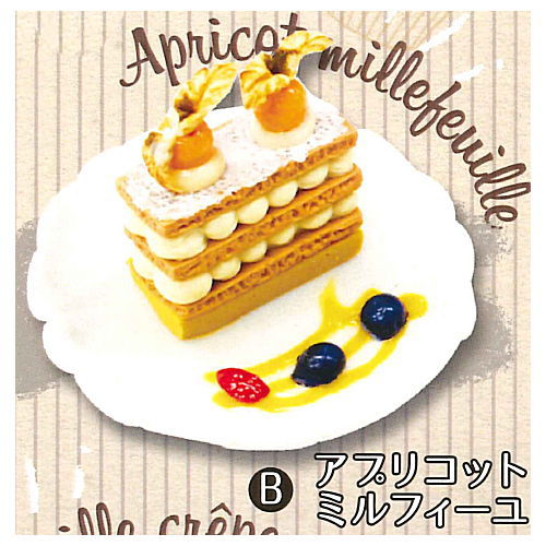 Super Precision Resin Clay Sweets Collection on DISH Vol.2 [2.Apricot Millefeuille]