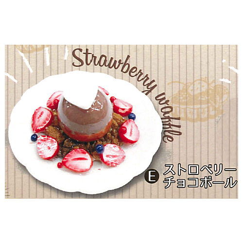 Super Precision Resin Clay Sweets Collection on DISH Vol.2 [5.Strawberry chocolate ball]