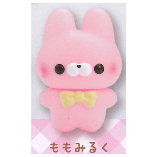 Sukuttotacchisan Sofubi mascot Usagisantacchi [4.Peach milk]