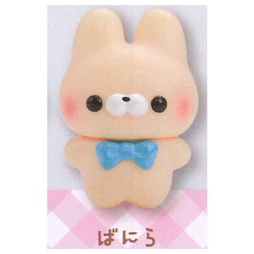 Sukuttotacchisan Sofubi mascot Usagisantacchi [5.Vanilla]