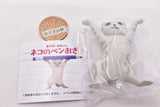 Cat pen holder Part.5 Drooping ears, Long hair ver [3.Scottish Fold Silver Tabby]