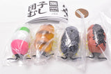 Dango mushi [Assorted 4 type set (2.Sanshoku dango mushi/3.Mitarashi dango mushi/5.Goma dango mushi/6.Isobe dango mushi)]