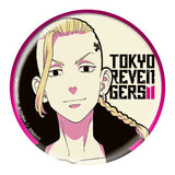 Tokyo Revengers Assort Collection [17.Hologram Can badge Ken Ryuguji (Plain clothes)]