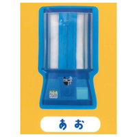 Gacha Machine Clear Pouch [3.Blue square]