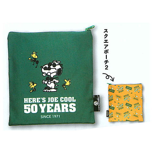 Snoopy JOE COOL Anniversary Variety Collection [5.Square pouch 2]