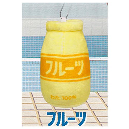Milk bottle soft toy Ball chain [4.Fruits]