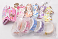 Gashapon Kuji Ojamajo Doremi Assort collection [Assorted 10 type set (B award: Rubber mascot 5 types, C award: Masking Tape 5 types)]