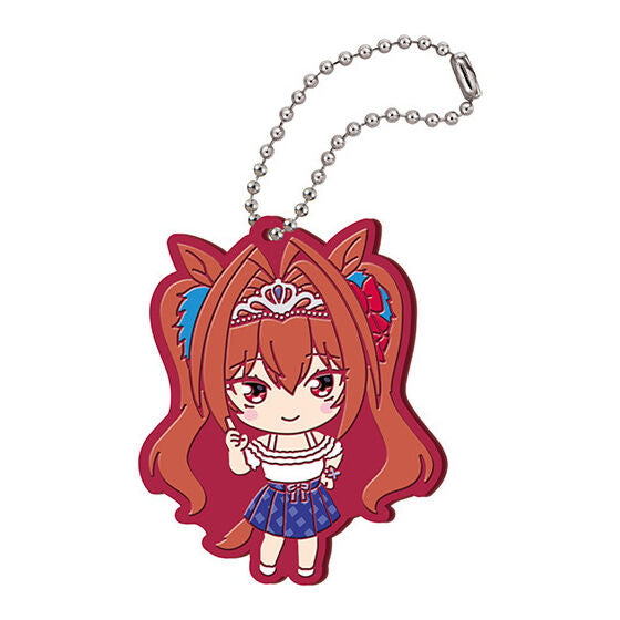 Umamusume Pretty Derby issho ni odekake Capsule Rubber Mascot 1 [5.Daiwa Scarlet]