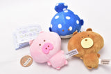 #Keshikasu. plush toy [Assorted 3 type set (1.Pig/2.Bear/3.Whale shark)]