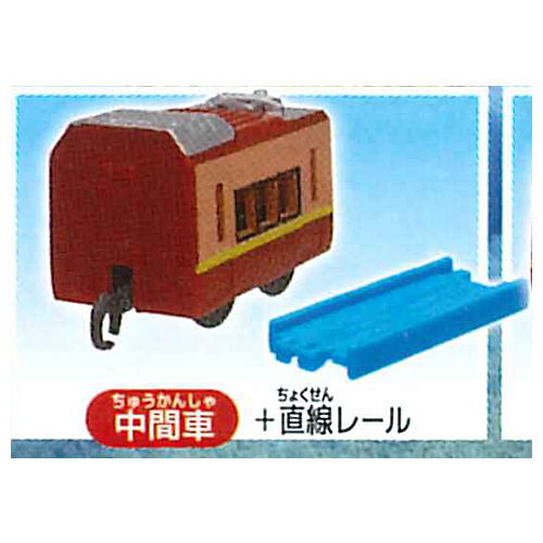 Capsule Plarail Isshoniasobou! Nature tour hen [8.253 Series Nikko-go (Intermediate vehicle) + Straight rail]