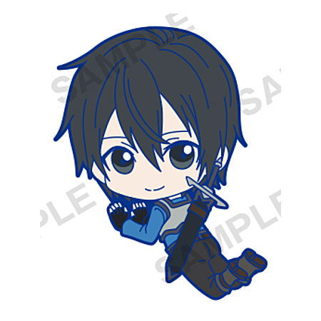 Movie Sword Art Online Progressive Aria of the Starless Night Capsule Rubber Q [1.Kirito]