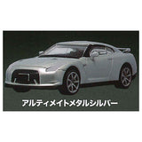 MONO 1/64 scale miniature car GT-R R35 NISSAN COLLECTION [1.Ultimate Metal Silver]