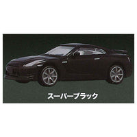MONO 1/64 scale miniature car GT-R R35 NISSAN COLLECTION [2.Super black]