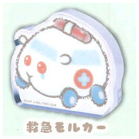 PUIPUI Molcar narabete kawaii! Acrylic mascot [5.Emergency Molcar]