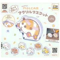 PUIPUI Molcar narabete kawaii! Acrylic mascot [All 7 type set(Full Complete)]