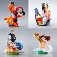 Capsule Q Museum Movie Crayon Shin-chan Vignette Collection vol.2 [All 4 type set(Full Complete)]