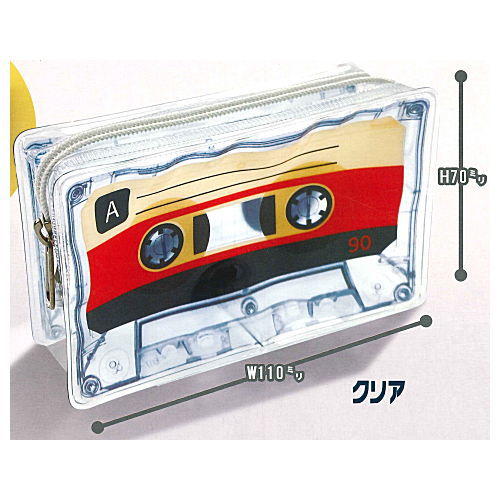 Cassette tape clear pouch [1.Clear]