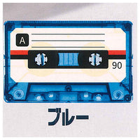 Cassette tape clear pouch [3.Blue]