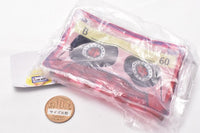 Cassette tape clear pouch [4.Red]