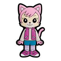 Shimajiro kuttsuku rubber mascot [4.Nyakki]