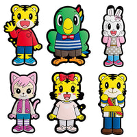 Shimajiro kuttsuku rubber mascot [All 6 type set(Full Complete)]
