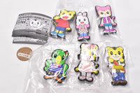 Shimajiro kuttsuku rubber mascot [All 6 type set(Full Complete)]
