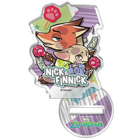 Pita! Deforme Zootopia Acrylic stand [4.Nick & Finnick]