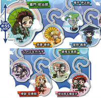 Pita! Deforme Kimetsu no Yaiba Japanese Umbrella Acrylic key chain [All 8 type set(Full Complete)]