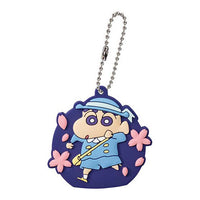 Crayon Shin-chan Rubber Zaka Collection [4.Shin-chan (uniform) (Key cover)]